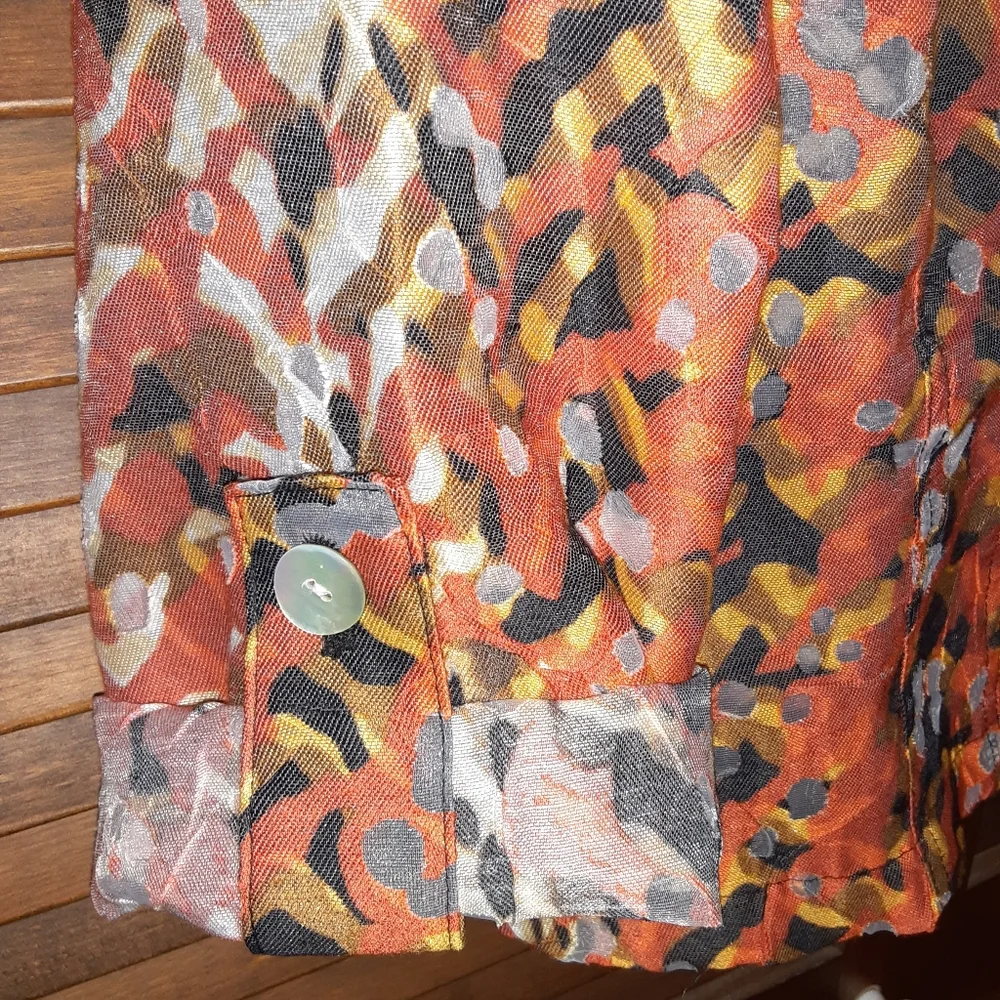 Ruby Rd Colorful Sheer Jacket - Picture 3 of 9